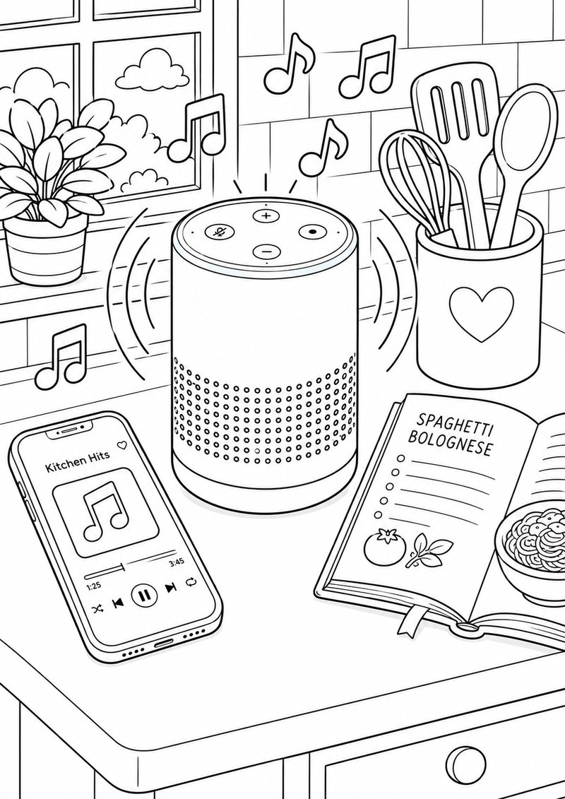 Altavoz Para Colorear dibujo para colorear