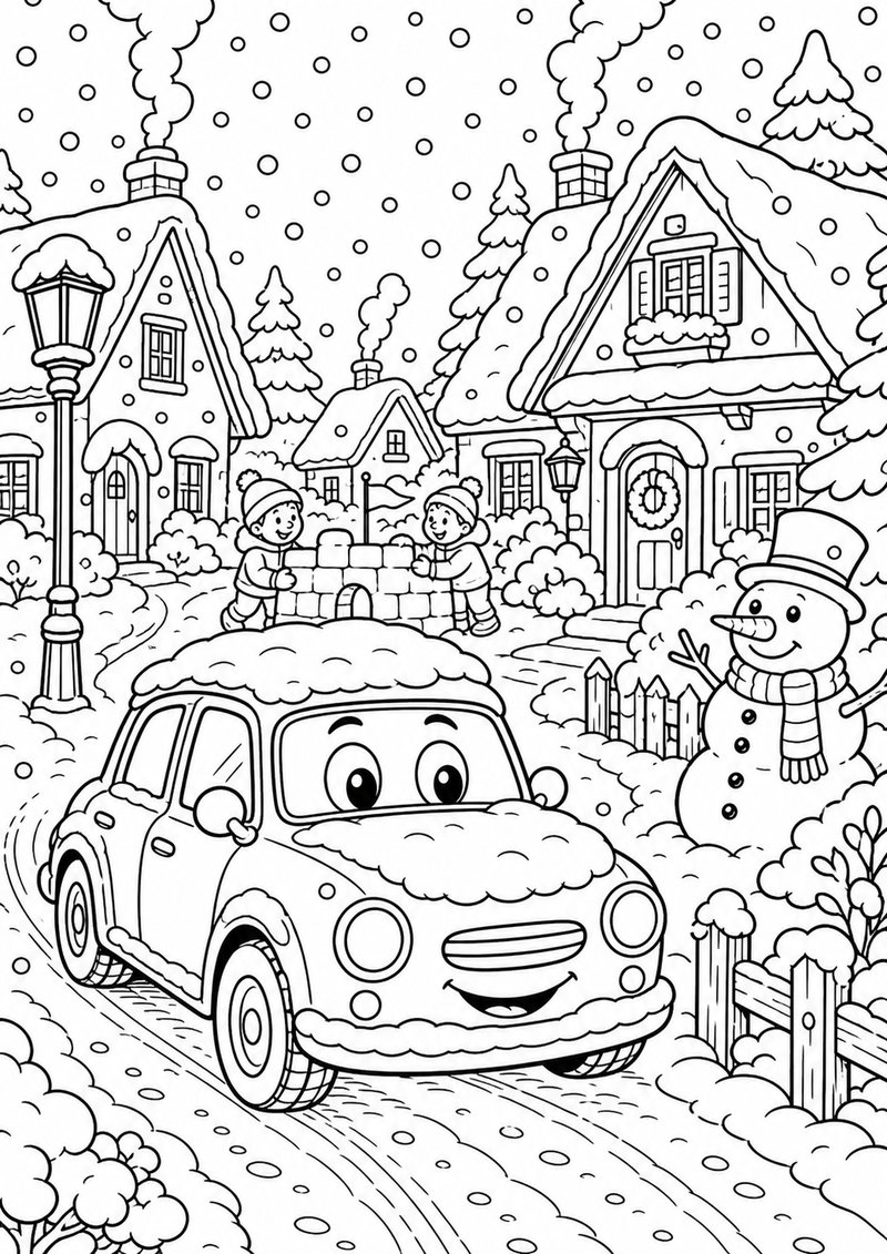 Autos Para Colorear 11 dibujo para colorear