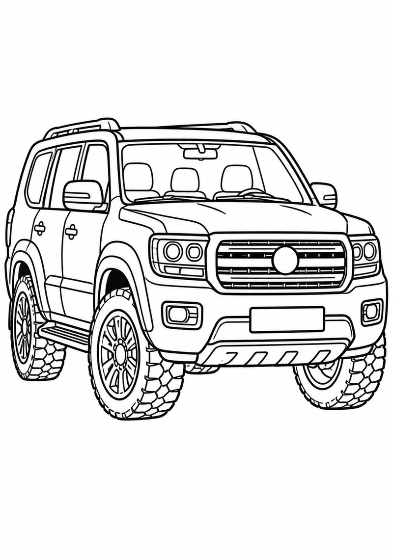 Autos Para Colorear 13 dibujo para colorear