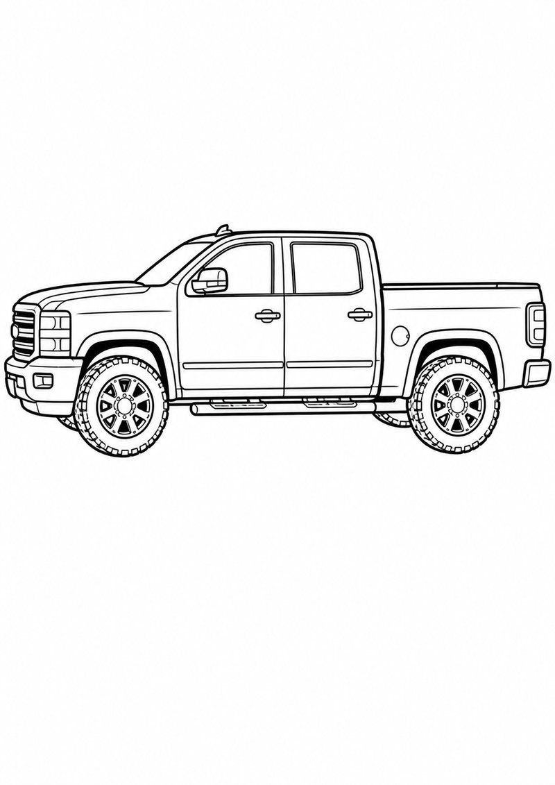 Autos Para Colorear 14 dibujo para colorear