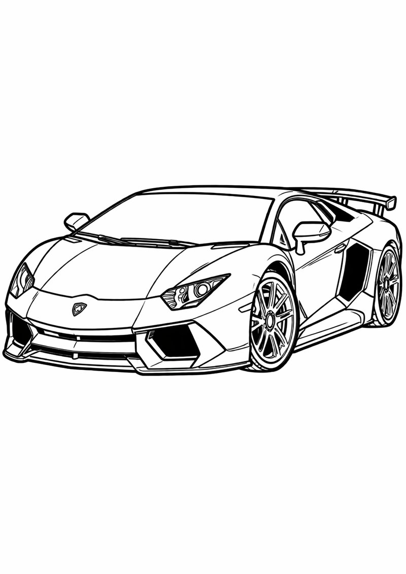 Autos Para Colorear 15 dibujo para colorear