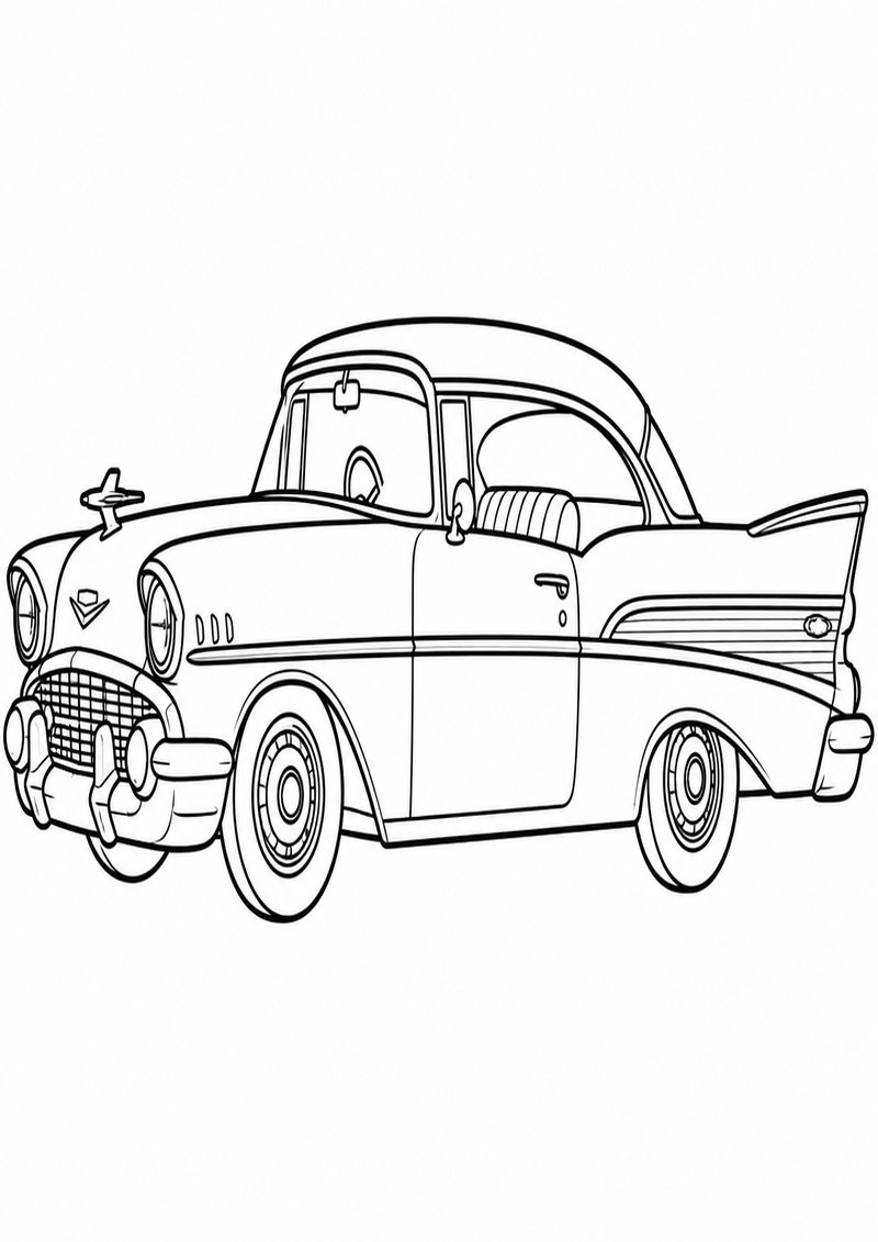 Autos Para Colorear 19 dibujo para colorear