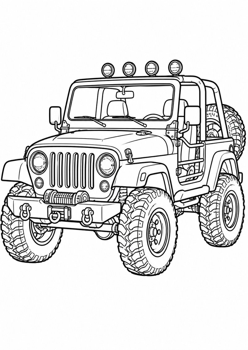 Autos Para Colorear 21 dibujo para colorear