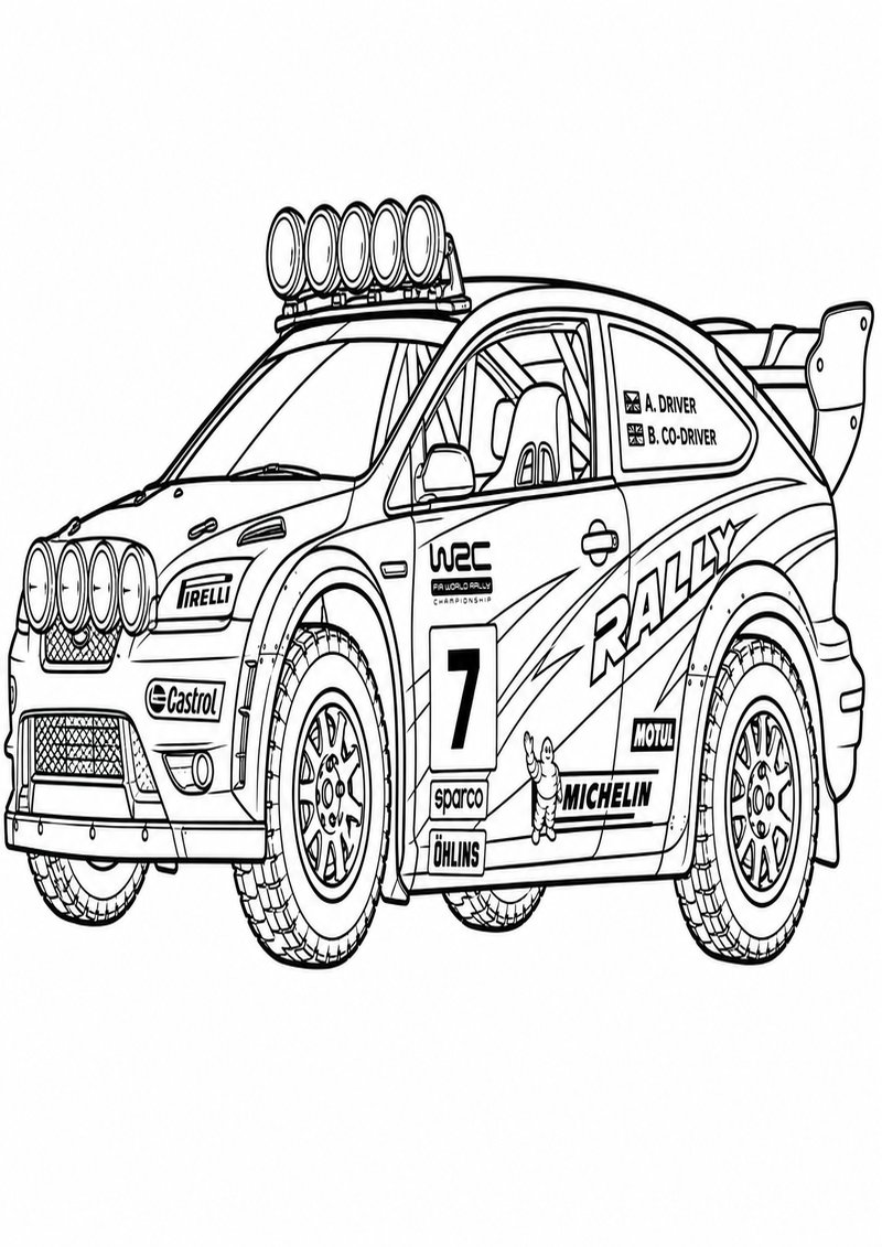 Autos Para Colorear 23 dibujo para colorear