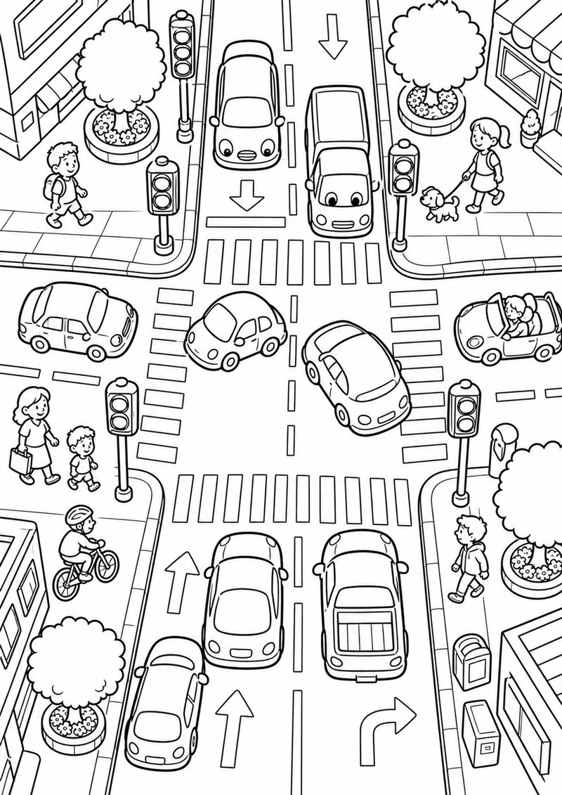 Autos Para Colorear 7 dibujo para colorear