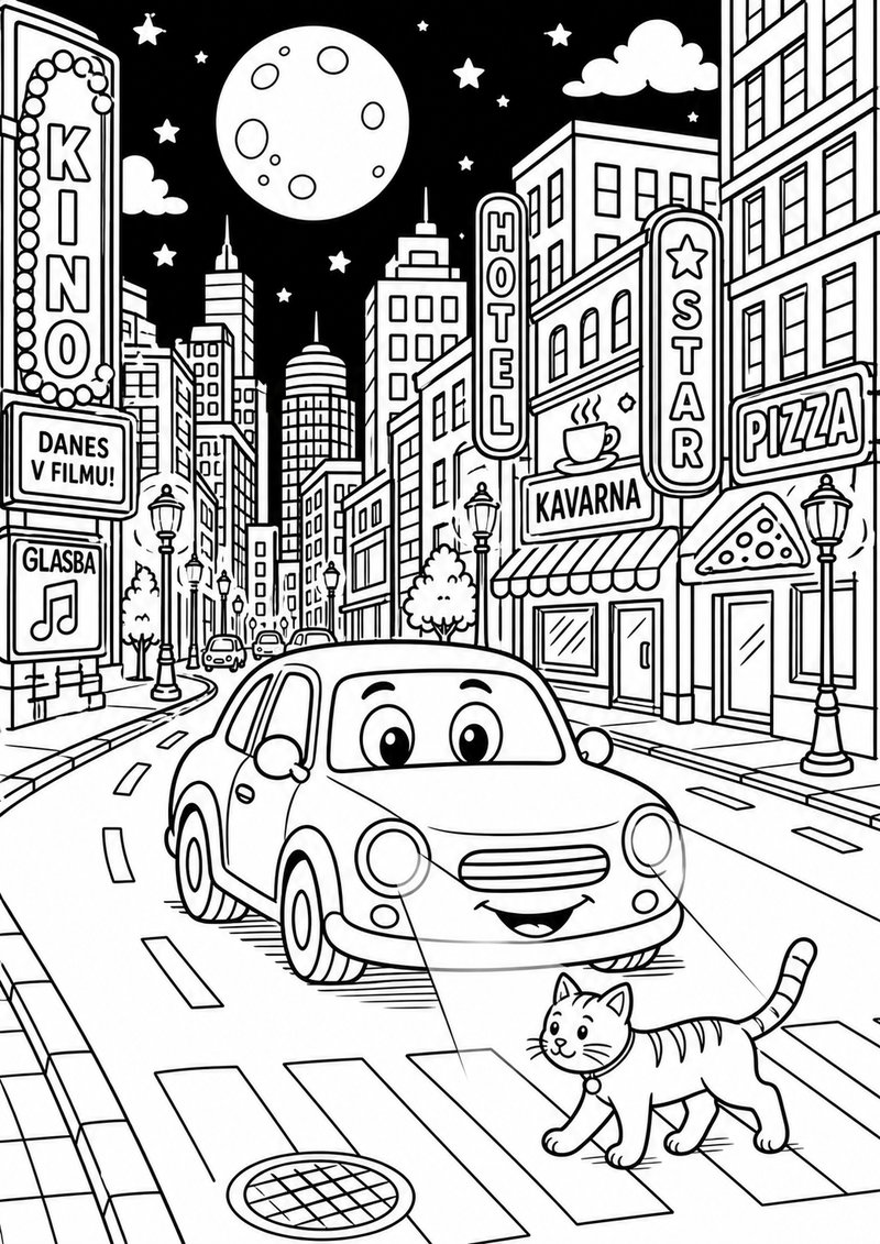 Autos Para Colorear 9 dibujo para colorear