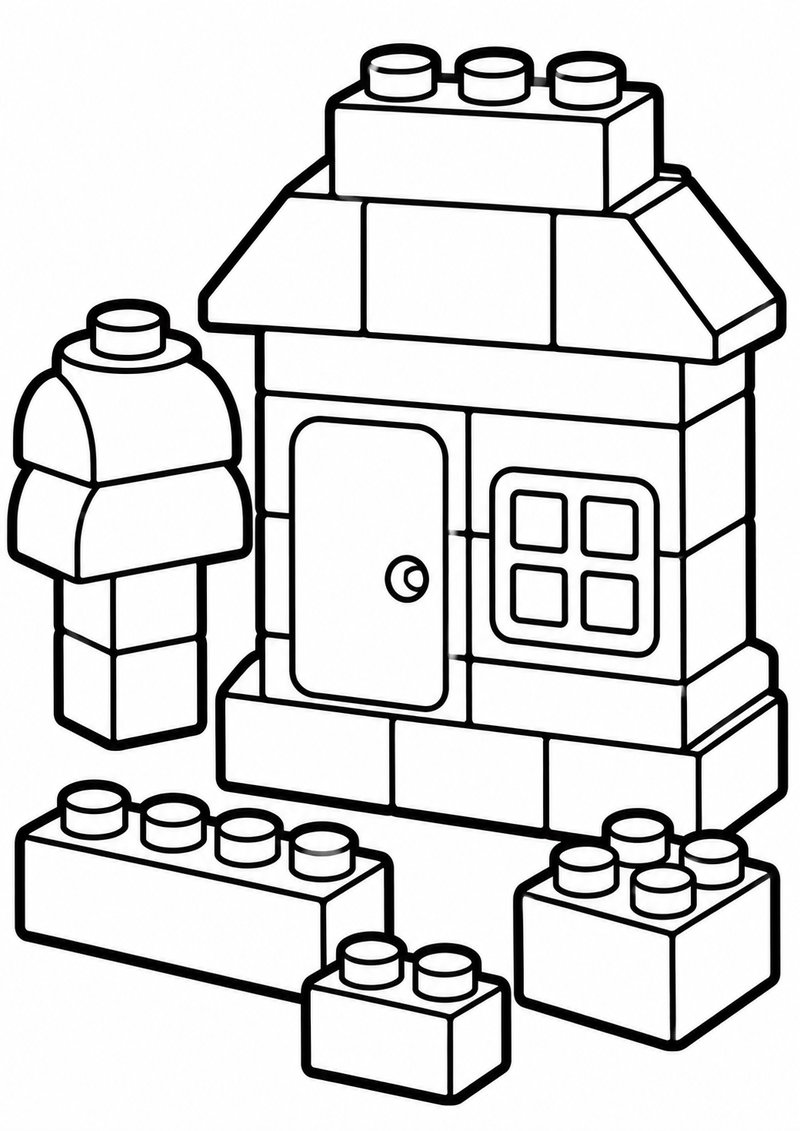 Bloques 2 Para Colorear dibujo para colorear