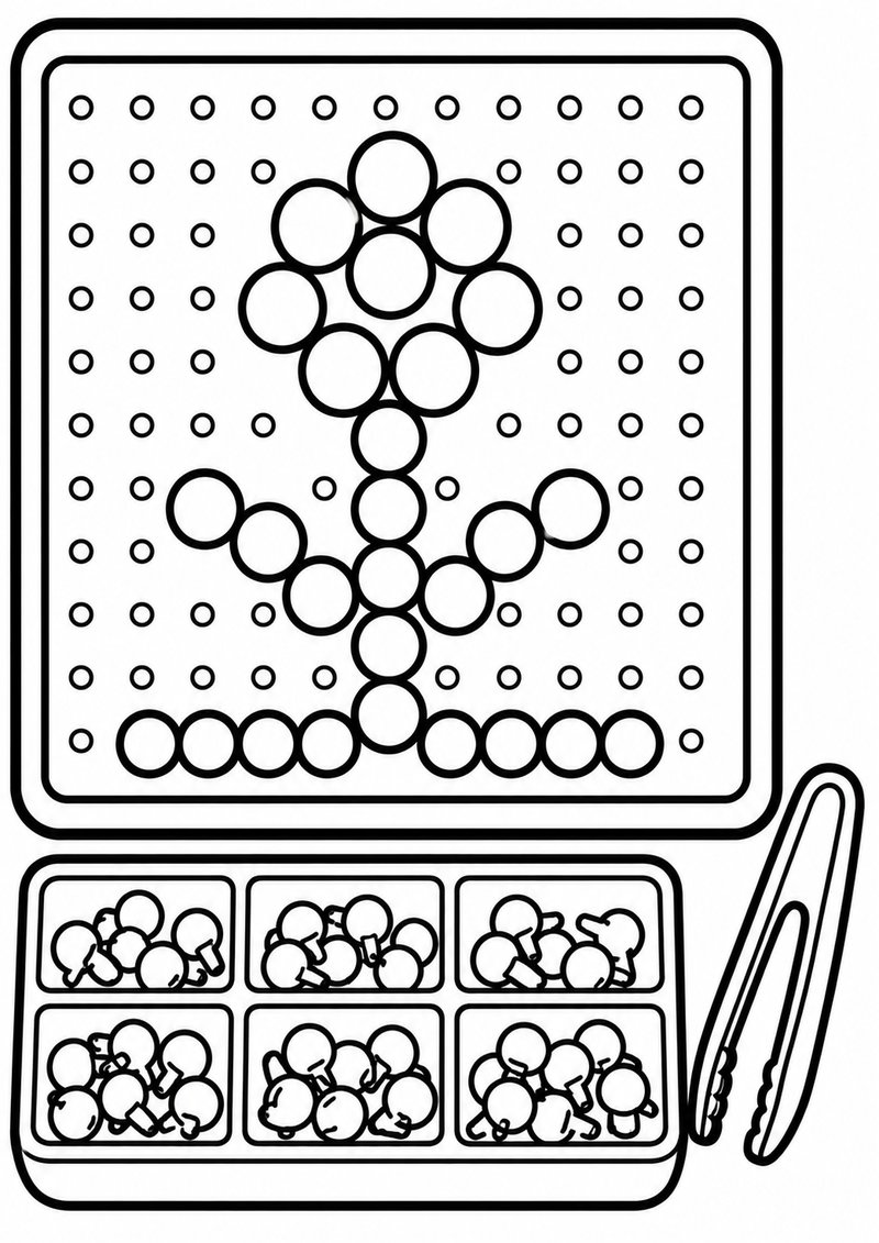 Mosaico De Juguete Para Colorear dibujo para colorear