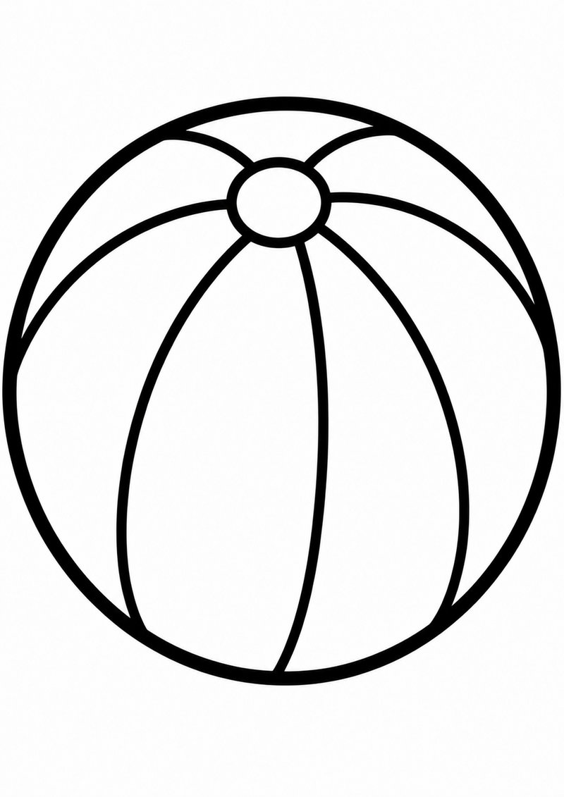 Pelota Para Colorear dibujo para colorear
