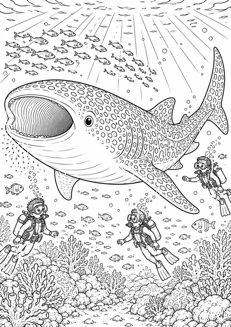 Ballena Para Colorear dibujo para colorear