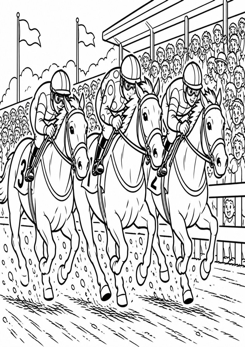 Caballo 6 Para Colorear dibujo para colorear
