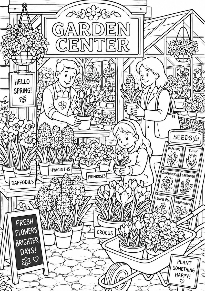 Flores Para Colorear dibujo para colorear
