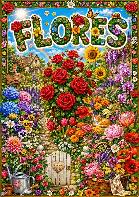 Flores Para Colorear dibujos para colorear