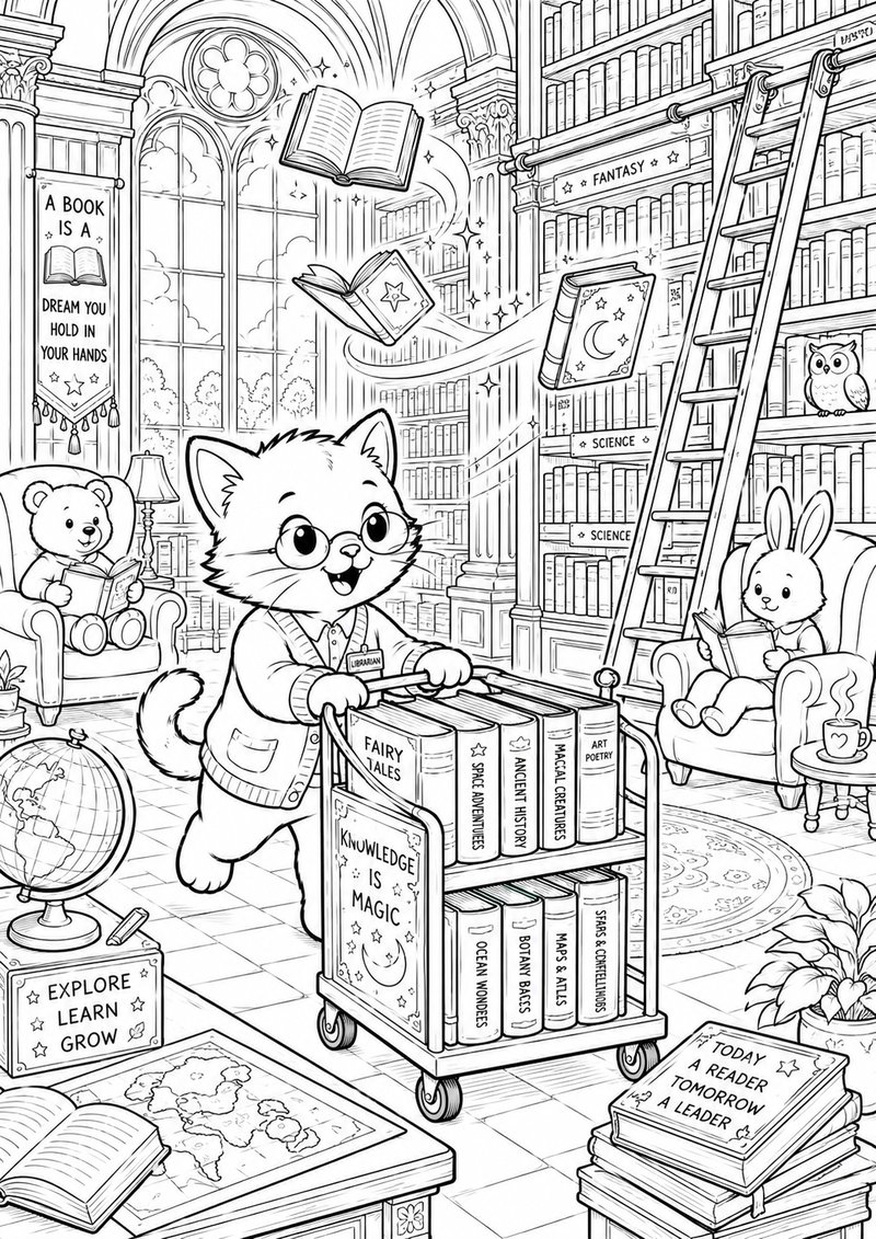 Gatito Para Colorear 19 dibujo para colorear