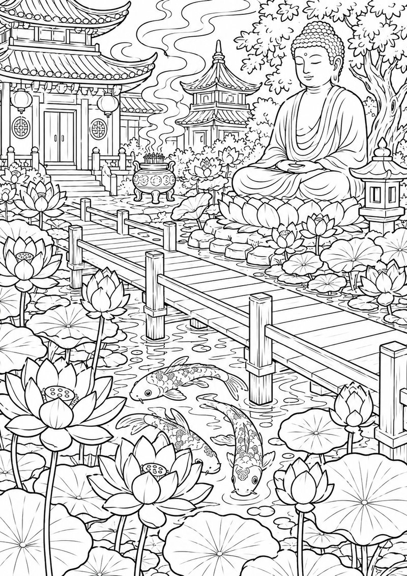 Loto Para Colorear dibujo para colorear